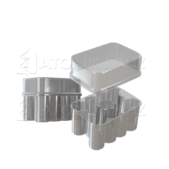 Plastic Storage Container for 10 vials (2ml, 3ml vials)